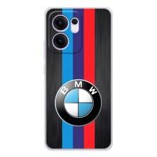 Чехол для Рено 13 ФС 5G - с принтом БМВ (AlphaPrint) (Лого BMW)