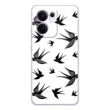 Чехол с птицами на OPPO Reno13 FS 5G (VPrint)