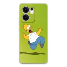 Чехол с Симпсонами для OPPO Reno13 FS 5G (VPrint) (Гомер Симпсон)