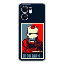 Чехол Супергерой Железный человек на OPPO Reno13 FS 5G (Art Iron man)