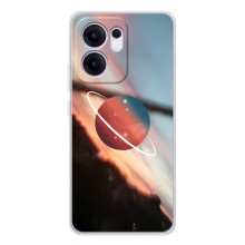 Чехол (ТПУ) с планетами на OPPO Reno13 FS 5G – Сатурн