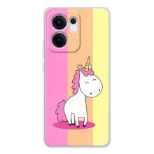 Чехол Unicorn на OPPO Reno13 FS 5G – Радужный Единорог