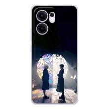 Чехлы Венсдей на OPPO Reno13 FS 5G Уэнсдей (AlphaPrint) (Уэнздей и Инид)