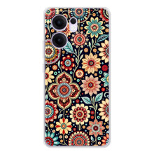 Чехол с принтом Ковер для OPPO Reno13 FS 5G – Цветочный ковер