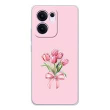 Чехол с розовым рисунком для OPPO Reno13 FS 5G