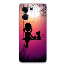 Девчачий Чехол для OPPO Reno13 FS 5G – На качели