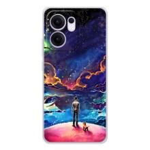 Космические Чехлы для Рено 13 ФС 5G (VPrint) (Галактический вид)