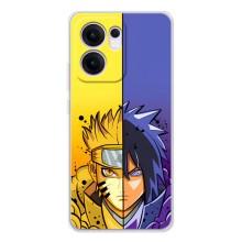 Купить Чехлы на телефон с принтом Anime для OPPO Reno13 FS 5G – Naruto Vs Sasuke