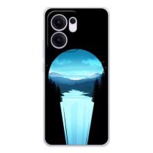 Летний Чехол на OPPO Reno13 FS 5G – Синий Водопад