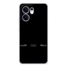 Силиконовый бампер с картинкой машины на OPPO Reno13 FS 5G – Силует Audi