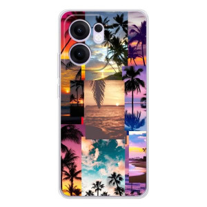 Силиконовый чехол с КАРТИНКАМИ лето для OPPO Reno13 FS 5G (AlphaPrint)