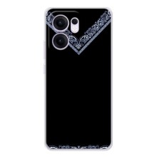 Силиконовый Чехол на OPPO Reno13 FS 5G – Воротник вышиванки