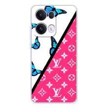 Брендновые Чехлы для OPPO Reno13 Pro - (PREMIUMPrint) (Мода LV)