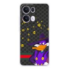 Брендновые Чехлы для OPPO Reno13 Pro - (PREMIUMPrint) (Утка Гуччи)
