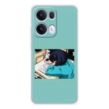 Чехол с персонажами АНИМЕ на OPPO Reno13 Pro (Аканэ Тэндо)