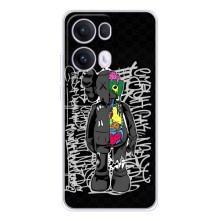 Чехлы для OPPO Reno13 Pro - Bearbrick Louis Vuitton (PREMIUMPrint) (Стиль Bearbrick)