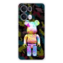 Чехлы для OPPO Reno13 Pro - Bearbrick Louis Vuitton (PREMIUMPrint) (Яркий Bearbrick)