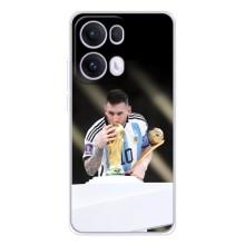 Чехлы Лео Месси Аргентина для OPPO Reno13 Pro – Кубок Мира