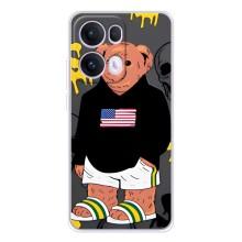 Чехлы Мишка Тедди для Оппо Рено 13 Про – Teddy USA