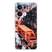 Чехлы на Новый Год OPPO Reno13 Pro – Кока Кола