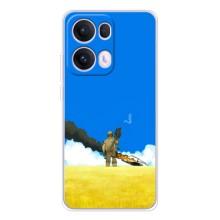 Чехлы на военную тематику для OPPO Reno13 Pro – Попадание