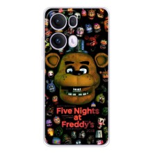 Чехлы Пять ночей с Фредди для Оппо Рено 13 Про (Freddy)