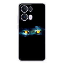 Чехлы с изображением разных животных для OPPO Reno13 Pro (Глаза)