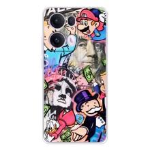 Чехлы с крутыми принтами для OPPO Reno13 Pro - (PREMIUMPrint) (Monopoly man)