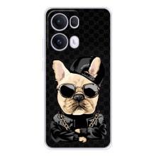 Чехлы с крутыми принтами для OPPO Reno13 Pro - (PREMIUMPrint) (Стильная собака)