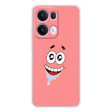 Чехлы с Патриком на OPPO Reno13 Pro (Мордочка Патрика)