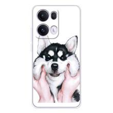 Чехлы с собаками для OPPO Reno13 Pro (VPrint) – Довольный Хаски