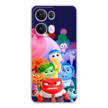 Чехол Головоломка для OPPO Reno13 Pro - (AlphaPrint) – Герои головоломки