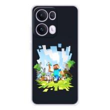 Чохол Майнкрафт на OPPO Reno13 Pro (AlphaPrint) Minecraft