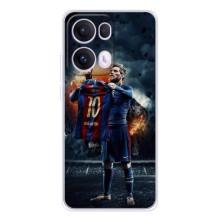 Чехол Месси футболист для OPPO Reno13 Pro – Месси с футболкой