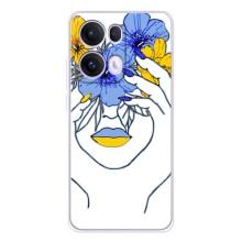 Чехол на OPPO Reno13 Pro Украинский дизайн (Украинка на всю голову)