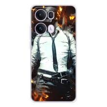 Силиконовый чехол с картинкой "Герой Pubg" на OPPO Reno13 Pro – Man Пубг