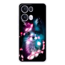 Чехол с Лисичкой для OPPO Reno13 Pro – Черная Лиса