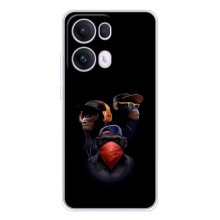 Чехол с Обезьянами OPPO Reno13 Pro - (AlphaPrint)
