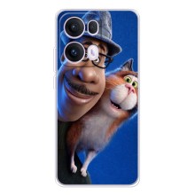Чехол с принтом Душа на OPPO Reno13 Pro (Джо и кот)