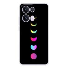 Чехол (ТПУ) с планетами на OPPO Reno13 Pro – Полнолуние