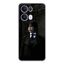 Чехол с дизайном Венздей 2 на OPPO Reno13 Pro – Уэнсдей в костюме