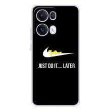Чехол с логотипом Найк на OPPO Reno13 Pro – Nike just do it