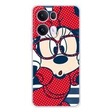 Эксклюзивный чехол для OPPO Reno13 Pro (AlphaPrint - Мультяшные) (Маус в очках)