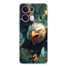 Чехол с картинкой «Хищники» для OPPO Reno13 Pro (Орёл)