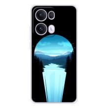 Летний Чехол на OPPO Reno13 Pro – Синий Водопад