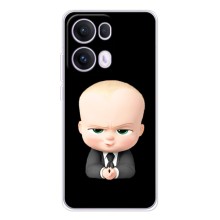 Мультяшный принт на Чехол для Оппо Рено 13 Про (Бос)