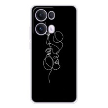 Силиконовые Чехлы Любимому человеку для OPPO Reno13 Pro (Влюбленная пара)