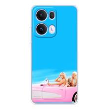 Силиконовый Чехол Барби Фильм на OPPO Reno13 Pro (Барби и Кен)