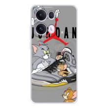 Силиконовый Чехол Nike Air Jordan на Оппо Рено 13 Про – Air Jordan