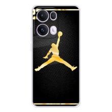 Силиконовый Чехол Nike Air Jordan на Оппо Рено 13 Про – Джордан 23